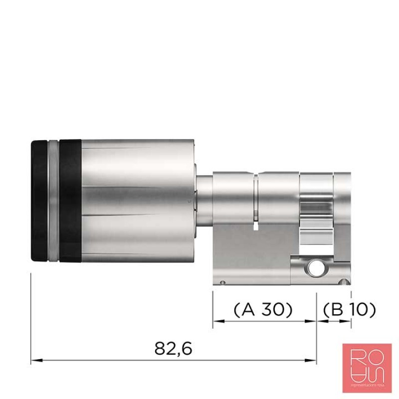BE62 Mig Bombí (electrònica al un sol costat) apertura amb targeta i clau